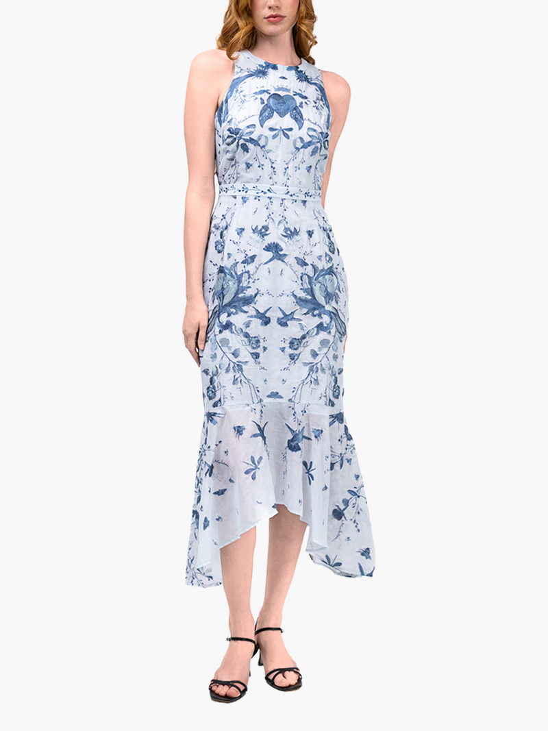 Threadwork Voile Handkerchief Dress