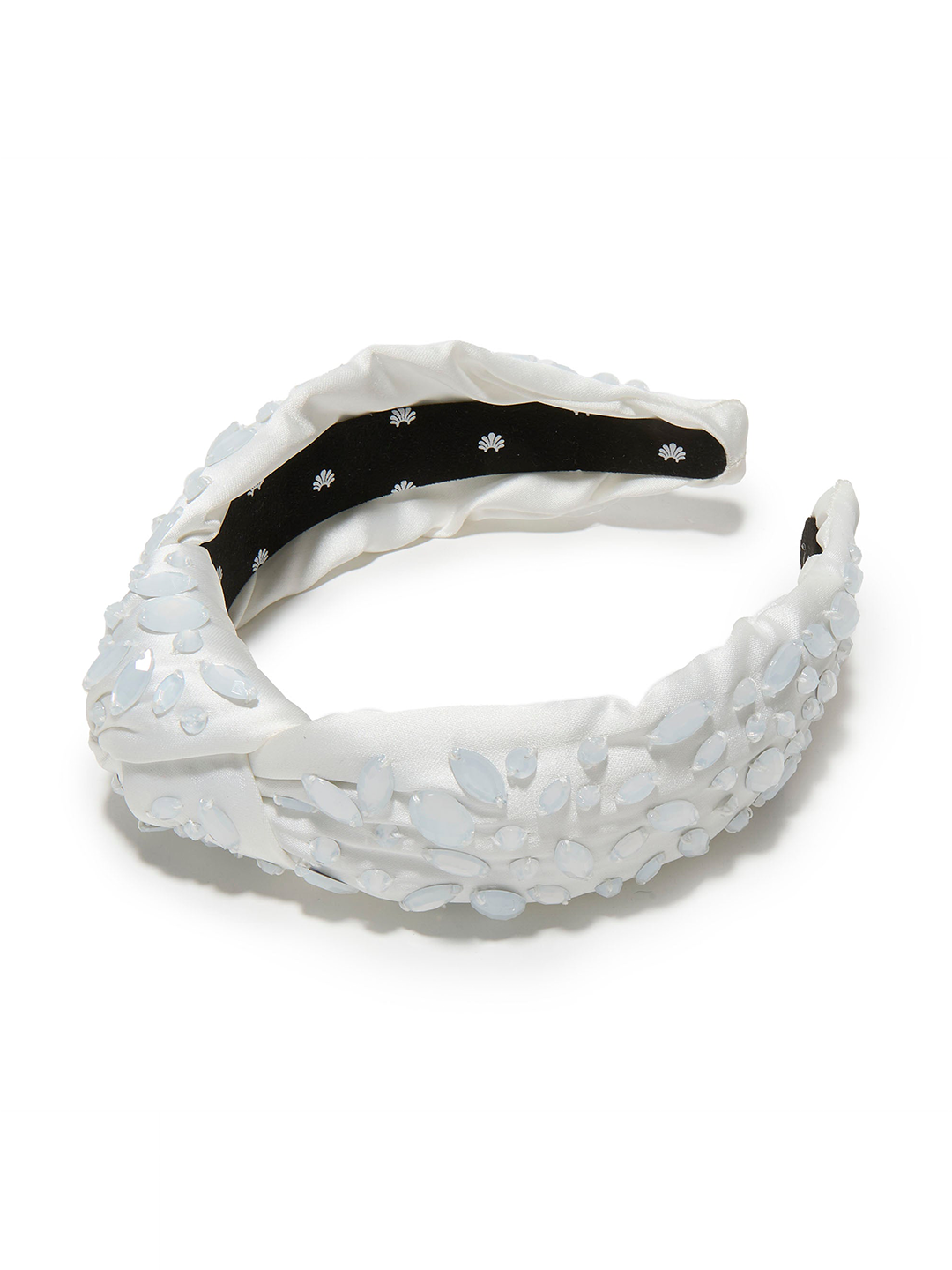 IVORY MARCHESA NOTTE BRIDAL X KNOTTED HEADBAND