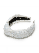 IVORY MARCHESA NOTTE BRIDAL X KNOTTED HEADBAND