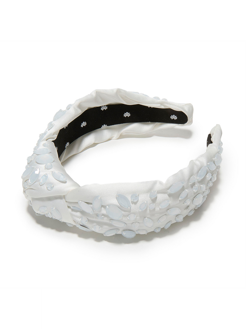 IVORY MARCHESA NOTTE BRIDAL X KNOTTED HEADBAND