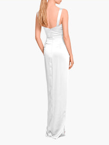 Satin Bustier Gown
