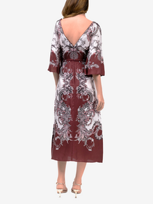 Garden of Eve Billowy Twill Empire Midi Dress