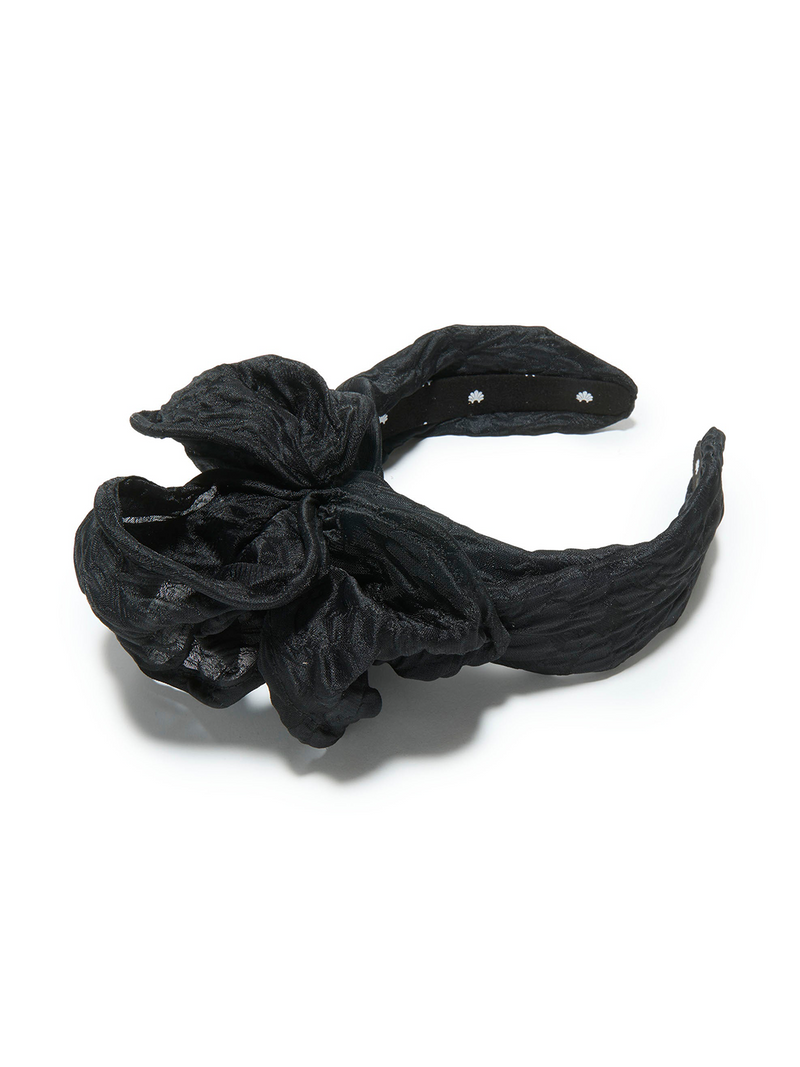 JET MARCHESA NOTTE x LELE SADOUGHI CLOQUE CRAWFORD HEADBAND