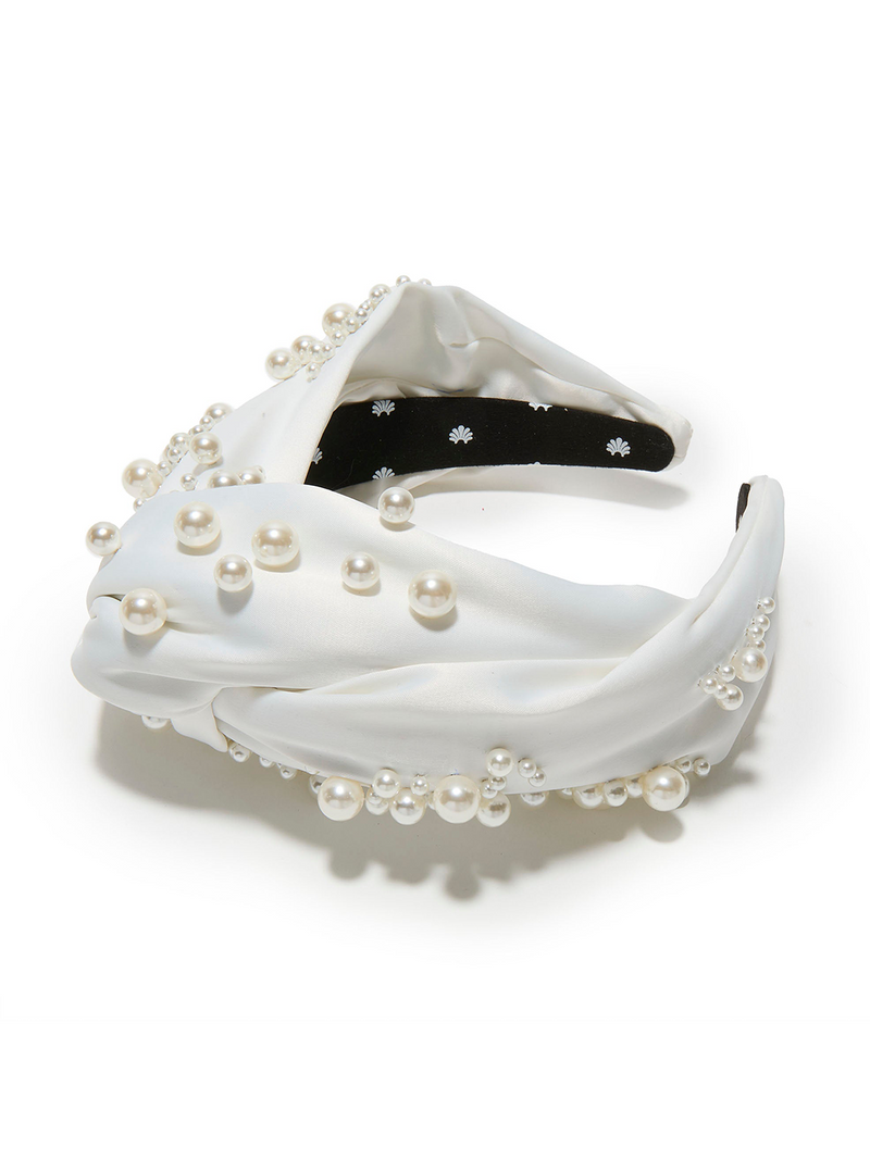 IVORY MARCHESA BRIDAL X LELE SADOUGHI PEARL GRETA HEADBAND
