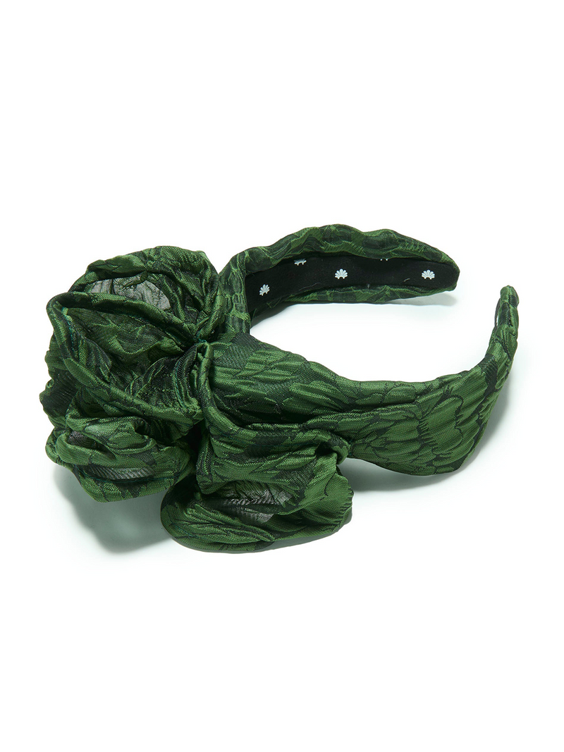 OLIVINE MARCHESA NOTTE x LELE SADOUGHI CLOQUE CRAWFORD HEADBAND