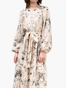Threadwork Voile Maxi Dress