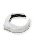 IVORY MARCHESA NOTTE BRIDAL X LELE SADOUGHI LACE MARLENE HEADBAND