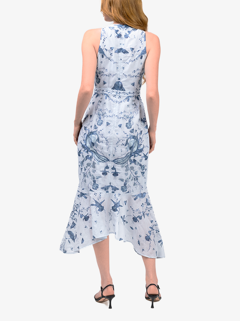 Threadwork Voile Handkerchief Dress