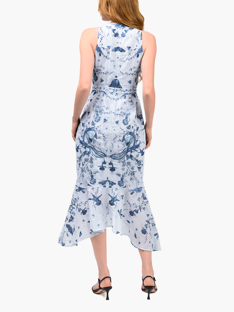 Threadwork Voile Handkerchief Dress