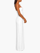 Twist Crepe Column Gown