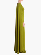 Embellished Cape Gown