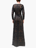 Nocturnes Long Sleeve Lace Gown