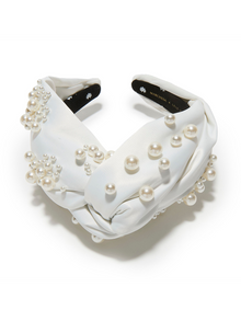 IVORY MARCHESA BRIDAL X LELE SADOUGHI PEARL GRETA HEADBAND