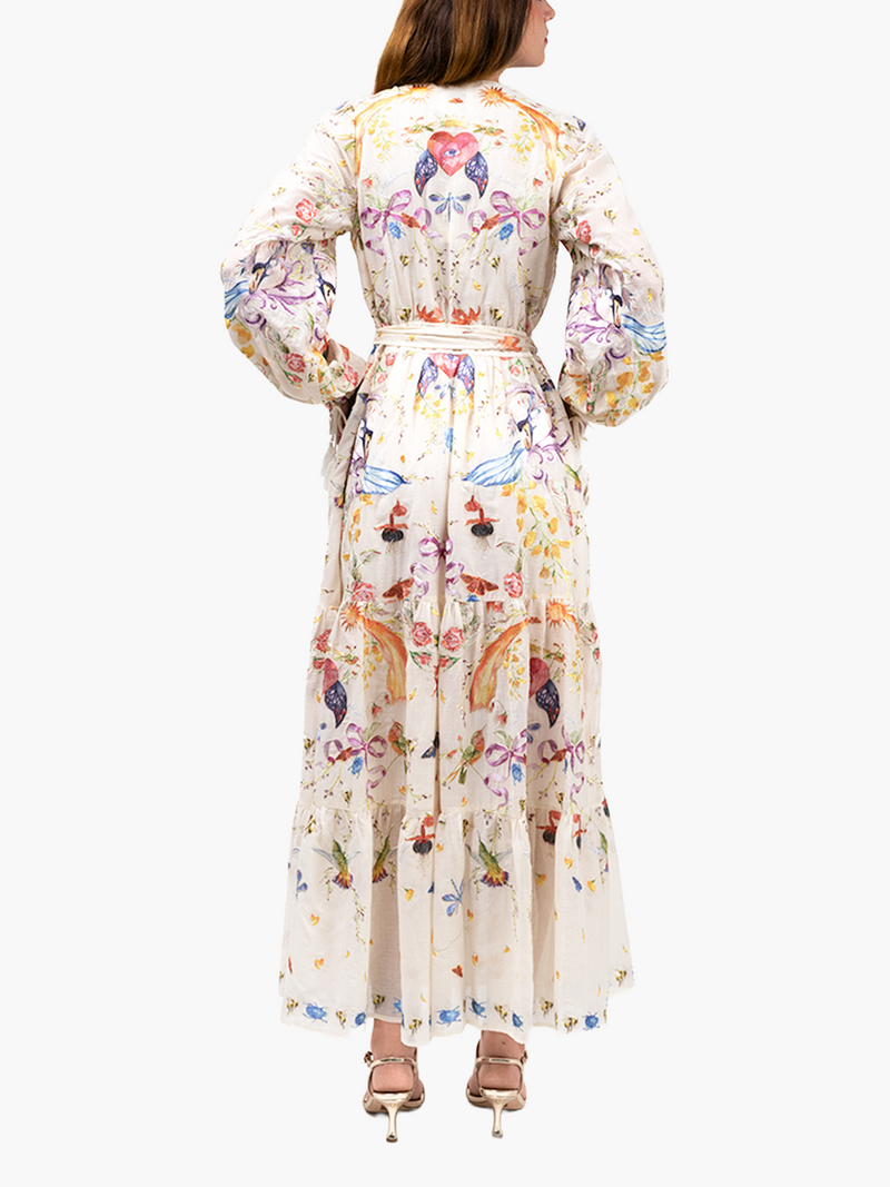 Threadwork Voile Maxi Dress