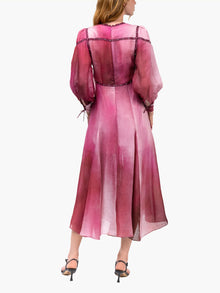 Studded Ombre Midi Dress