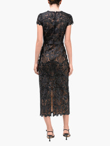 Nocturnes Lace Midi Dress