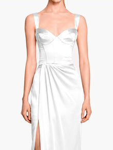 Satin Bustier Gown
