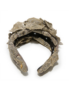 GOLD SLATE MARCHESA COUTURE X LELE SADOUGHI CRAWFORD APPLIQUE HEADBAND
