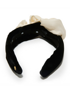 JET IVORY MARCHESA COUTURE X LELE SADOUGHI CRAWFORD HEADBAND