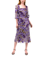 Bronix Botanicals Long Sleeve Midi Dress