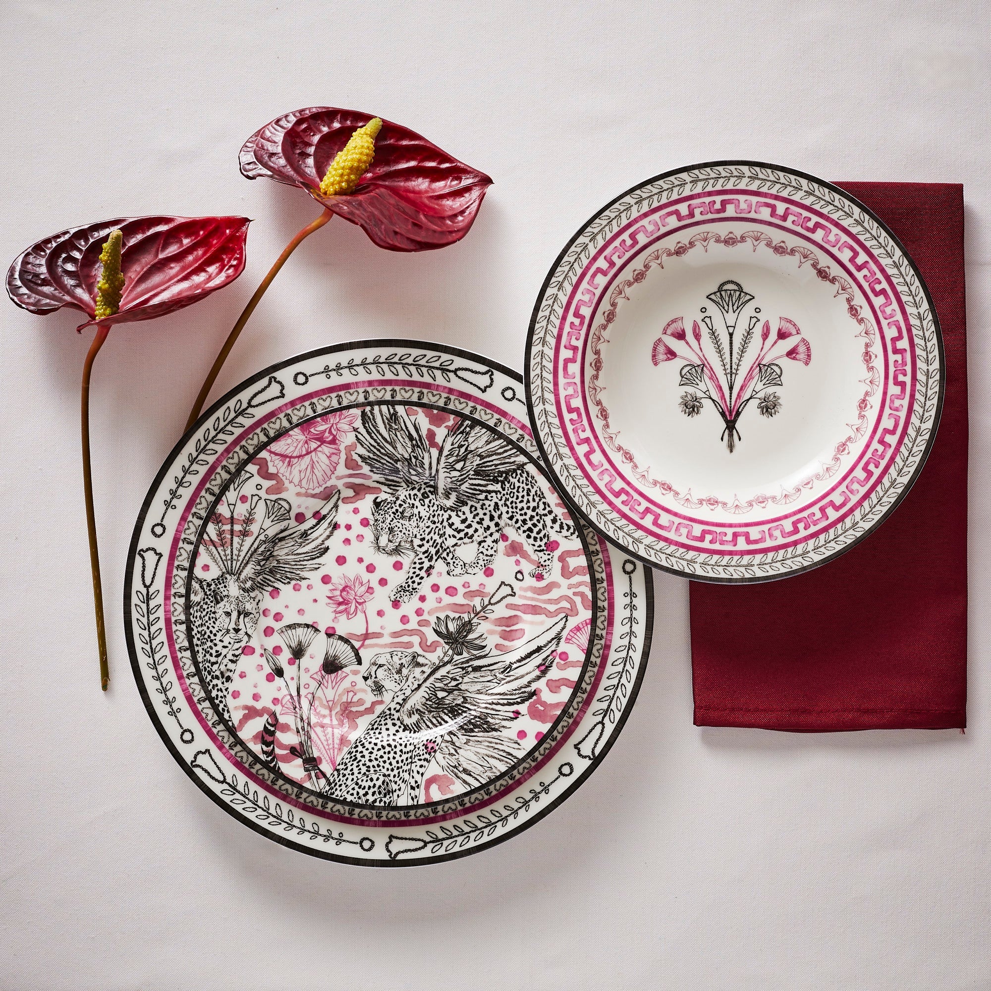 Serengeti Porcelain Dinner Plate Set