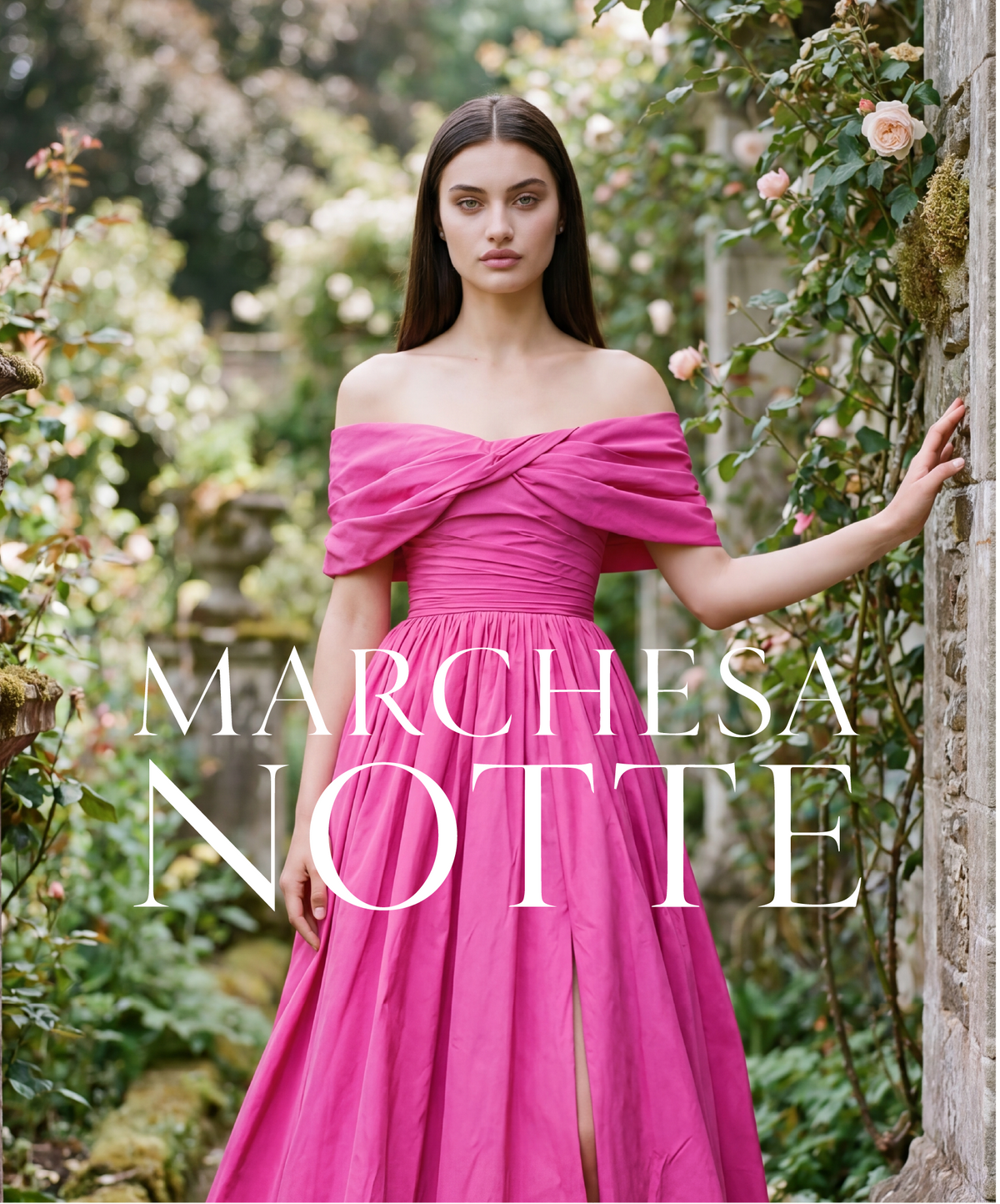 Velvet Plunging Gown | Marchesa Velvet Plunging Gown | Marchesa