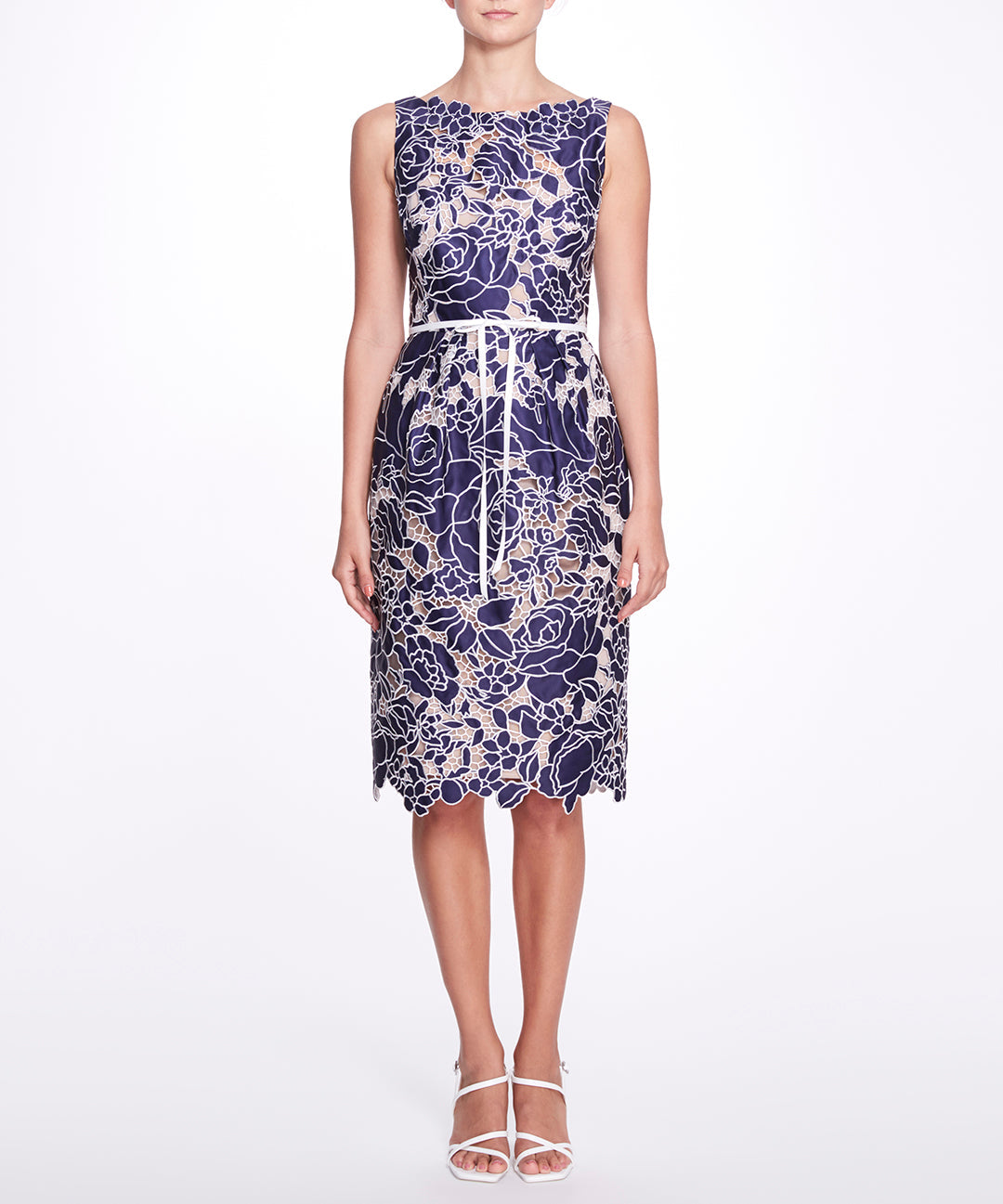 Satin Cutwork Cocktail Marchesa