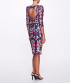 Embroidered Tulle Cocktail Dress Marchesa