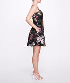 Coupé Flared Mini Dress Marchesa