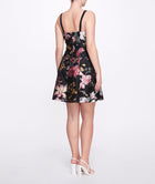 Coupé Flared Mini Dress Marchesa