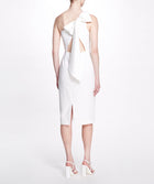 One-Shoulder Cocktail Dress Marchesa