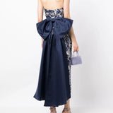 Strapless Column Midi Dress | Marchesa