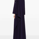 Floral Embroidered Kaftan Gown