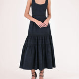 Voile Tiered Maxi Dress