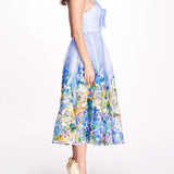 Embroidered Organza Strapless Dress | Marchesa