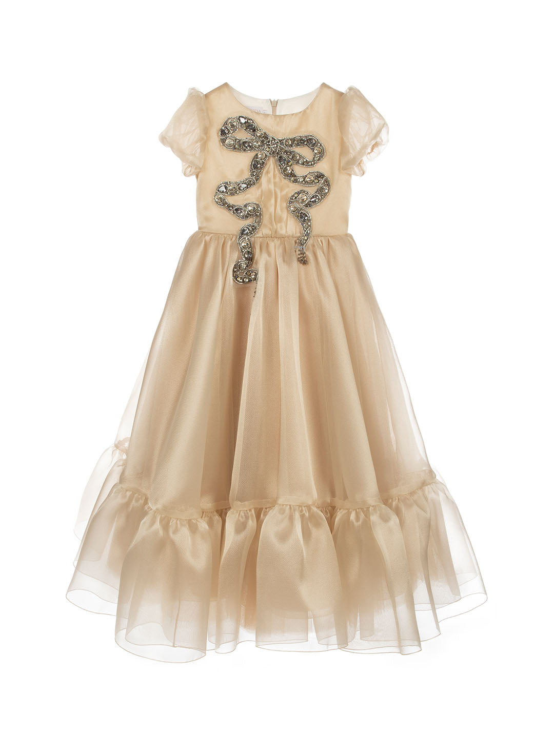 Bow Embellished Organza Gown | Marchesa