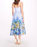 Load image into Gallery viewer, Embroidered Organza Strapless Dress | Marchesa
