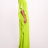 One Shoulder Kaftan Gown