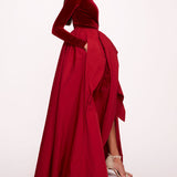 Velvet Taffeta Gown | Marchesa