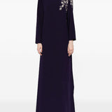 Floral Embroidered Kaftan Gown