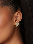 Wild Flower Yellow Gold Earrings | Marchesa