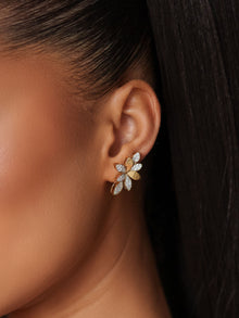 Wild Flower Yellow Gold Earrings | Marchesa