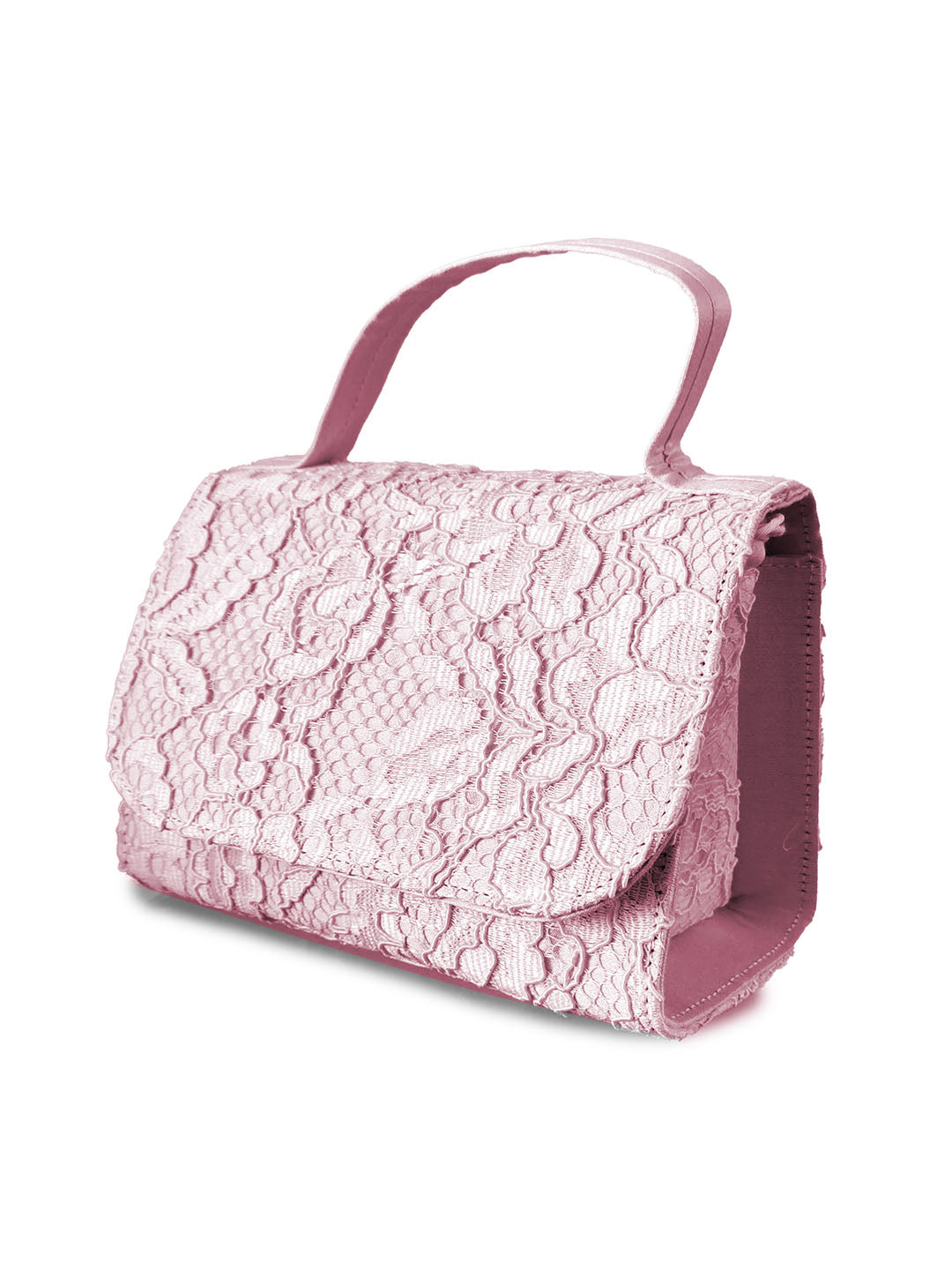 Lace Top Handle Bag | Marchesa