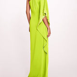 One Shoulder Kaftan Gown