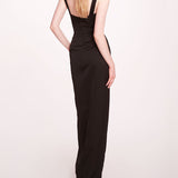 Satin Bustier Gown | Marchesa