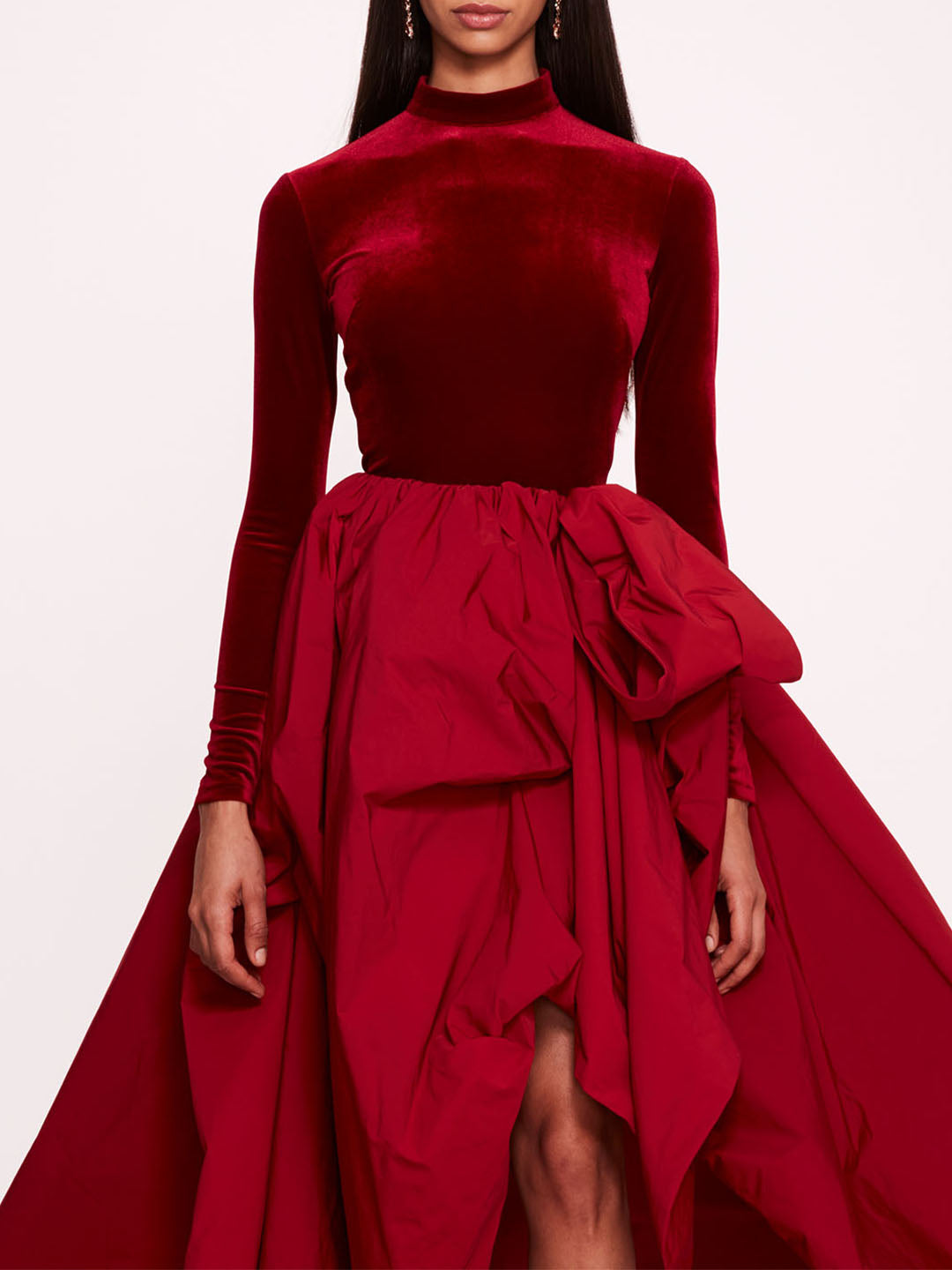 Velvet Taffeta Gown | Marchesa