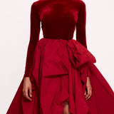 Velvet Taffeta Gown | Marchesa