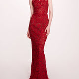 Corded Column Gown