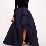 Velvet Taffeta Gown | Marchesa