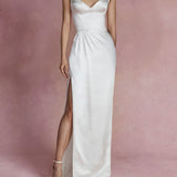 Satin Bustier Gown
